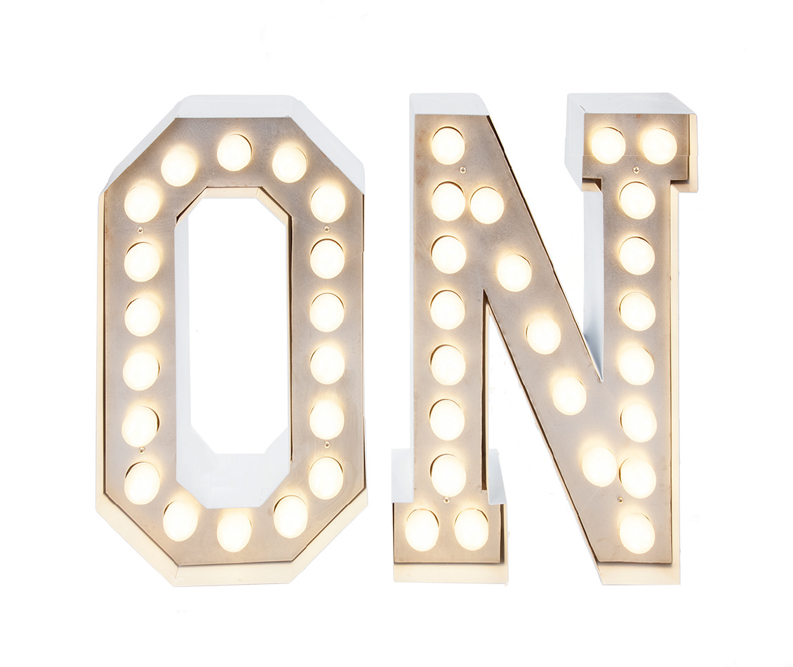 Hollywood Style Letter Lights